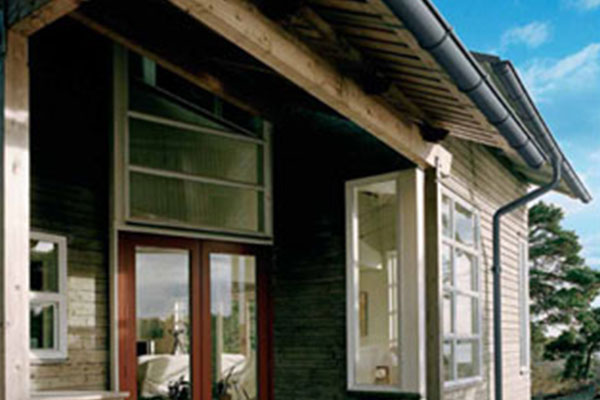 天溝落水系統別墅安裝案例